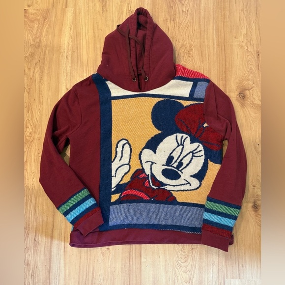 Disney Tops - Minnie/mickey mouse Upcycled sweatshirt size l/xl